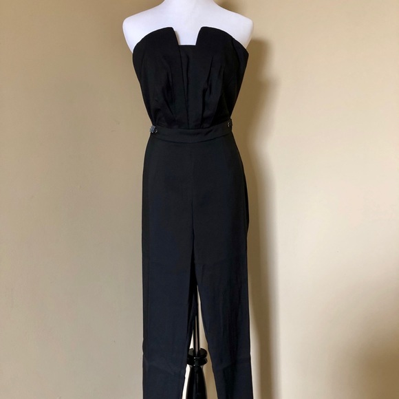 NWT Adelyn Rae Strapless Sweetheart Neck Jumpsuit - Picture 4 of 6